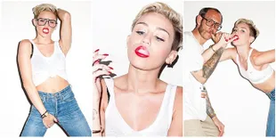 Beragam Ekspresi Nakal Miley Cyrus - Mantan Aktris Disney