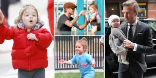 Berbagai Ekspresi Lucu Ala Harper Beckham, Awas Gemas Maksimal!