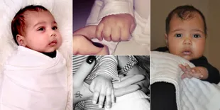 Berbagai Gaya Imut Putri Kim Kardashian di Depan Kamera