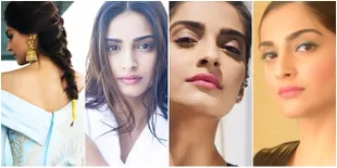 Berbagai Gaya Make Up Sonam Kapoor di Cannes, Contek Elsa Frozen?