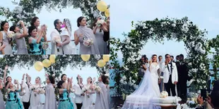 Berbalut Ciuman, Sammy Simorangkir Resmi Nikahi Viviane di Bali