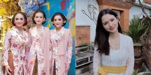 Berdarah Jerman, Potret Sarah Menzel Cantik Pakai Kebaya di 7 Bulanan Aurel Hermansyah - Bikin Pangling Ashanty