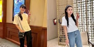 Biasa Pakai Baju Elegan, Sederet Foto Sandra Dewi Tampil Sederhana dan Casual Pakai Kaos Oblong - Mirip Eonnie Korea