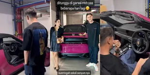 Bikin Andhika Pratama Sumringah, 10 Potret Ussy Sulistiawaty Beri Hadiah Mewah Untuk Suami - Mobil Porsche Seharga 4 Miliar