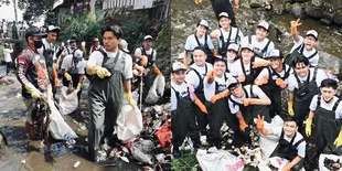 Bikin Makin Baper Netizen, Ini 8 Potret Thariq Halilintar dan Aaliyah Massaid Kerja Bakti Bareng Ambil Sampah