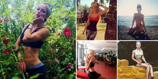 Bikin Melongo! Inilah Foto Pinggang Super Kecil Valeria Lukyanova