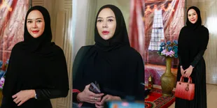 Bikin Pangling! Intip 8 Potret Aura Kasih Berhijab Saat Ikut Kajian Ummi Pipik