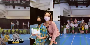 Bikin Sang Bunda Bangga, 7 Potret Noah Sinclair Dinobatkan Jadi House Captain di Sekolah - Bunga Citra Lestari Pasangkan Lencana