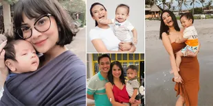Bikin Sedih, Intip 12 Foto Kenangan Vanessa Angel Saat Gendong Gala Sejak Masih Bayi