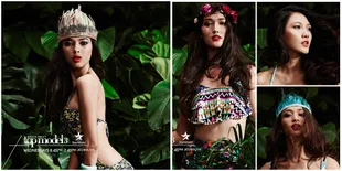 Bikin Segar! Ini Aksi Kontestan AsNTM 3 Saat Pose Pakai Bikini