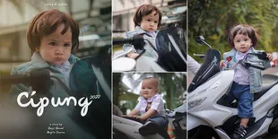 Bikin Tercipung-Cipung! Intip Potret Rayyanza Cosplay Jadi Dilan dengan Seragam SMA dan Naik Motor, Netizen: Milea-nya Mana?