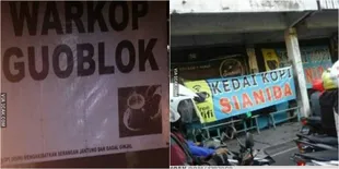 Bisa Menarik Perhatian Pelanggan, 10 Nama Warung Kopi Ini Bikin Kamu Geleng Kepala