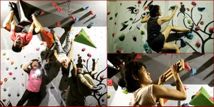 Bouldering Sambil Puasa, Foto Prisia Nasution Bikin Mata Bingung
