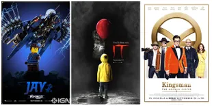 Box Office Minggu Ini, 'IT' Harus Rela Tergeser Dari Puncak Chart