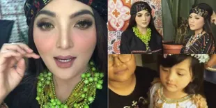 BTS Pemotretan Etnik Ashanty & Aurel Hermansyah, Baby Arsy Ikutan