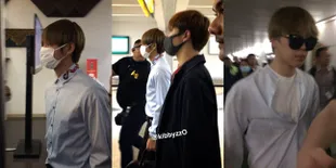 BTS Tiba di Indonesia, Disambut Meriah Oleh Army di Bandara