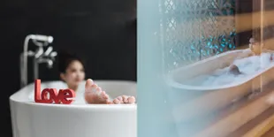 Bulan Madu, Dion Wiyoko Posting Foto Istri Cantiknya di Bathub