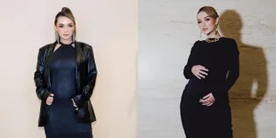 Bumil Makin Cantik memesona, Potret Zaskia Gotik Pamer Baby Bump Dalam Balutan Gaun Elegan