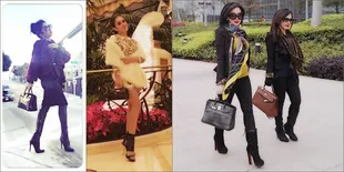 Busana Megah Syahrini Saat Keliling Amerika, Ulala.. Mendunia!