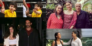 Candid Bollywood of The Week, Kajol dan Nysa Kompak - AbRam Cute