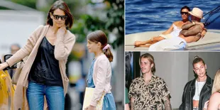 Candid Hollywood Foto Mesra David Beckham - Cantiknya Suri Cruise