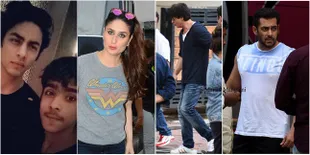 Candid of The Week Bollywood, Taimur & Aryan Khan Sama Nggemesin