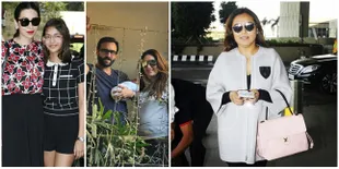 #CandidOfTheWeek Bollywood, Anak Kareena - Rani Pose di Bandara