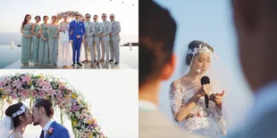 Cantik - Romantis! Intip Resepsi Pernikahan Intan Ayu di Bali