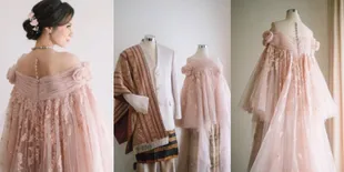 Cantik banget, Ini 7 Potret Detail Gaun Pernikahan Indah Permatasari dan Arie Kriting