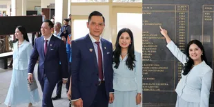 Cantik Menawan, 8 Potret Annisa Pohan Dampingi AHY 'Nostalgia SMA' di Magelang