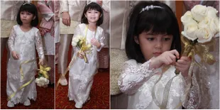 Cantik Pakai Dress! Sienna Antarkan Ben Kasyafani Saat Akad Nikah