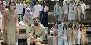Cantik Paripurna di Hari Raya, 7 Potret Detail Fashion Lebaran Mewah Nagita Slavina - Harga 'Sandal Kaca Gigirella' Bikin Pejuang UMR Elus Dada