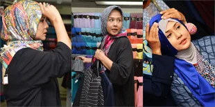 Cantik! Ria Irawan Sibuk Belanja Hijab Untuk Tutupi Rambut Rontok