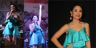 Cantiknya Andien Tampil di Macnifest, Seksi Berlipstik Merah!