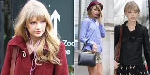 Cantiknya Gaya Taylor Swift Saat Jalan-Jalan Pakai Hot Pants