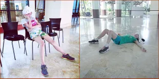 Cantiknya Kezia Adik Angel Karamoy Ketika Basah-Basah Berkeringat