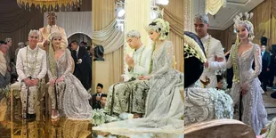 Cantiknya Manglingi, 7 Potret Alyssa Daguise Pakai Kebaya dan Siger Saat Akad Nikah
