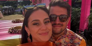 Cantiknya Marissa Nasution Pakai Sari Hadiri Nikahan di Nepal