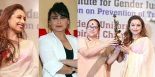 Cantiknya Rani Mukherjee Saat Terima Penghargaan, Anggun & Kalem