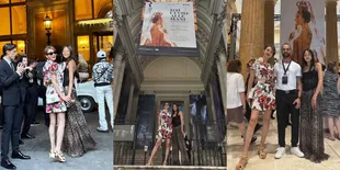 Choo Sarang Ikut Yano Shiho Hadiri Event Fashion di Roma, Kini Sudah Setinggi Sang Bunda