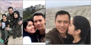 Ciuman Mesra! Inilah Liburan Mewah Manis Annisa & Agus Yudhoyono 