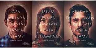Cool! Poster Karakter Buat  'BULAN TERBELAH DI LANGIT AMERIKA'
