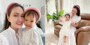 Curi Perhatian, Potret Penampilan Claire Herbowo Anak Shandy Aulia di Hari Lebaran - Ikut Bagi THR ke Sepupu