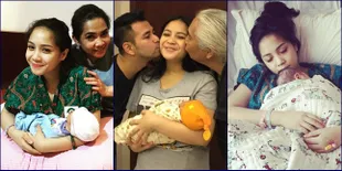 Cute Abis! Galeri Cantik Nagita Slavina Pose Bareng Baby Rafathar
