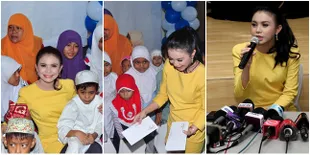 Dapat Gelar Kehormatan - Rossa Berbagi Dengan Anak Yatim