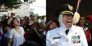 Dari Ayu Ting Ting Hingga Risma, Mereka Asyik Lomba Makan Kerupuk