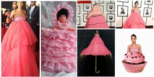 Dari Barbie Sampai Cupcake, Meme Penampilan Rihanna Bikin Ngakak