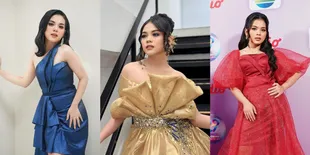 8 Potret Wulan LIDA dalam Gaun Berbagai Warna, Dari Biru Elegan hingga Merah Membara