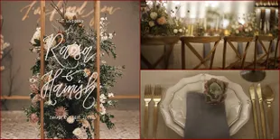 Dekorasi Bertema Modern Rustic di Resepsi Kedua Raisa dan Hamish