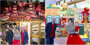 Dekorasi Mewah Pesta Ultah Rafathar, Sulap Resto Jadi Istana Elmo